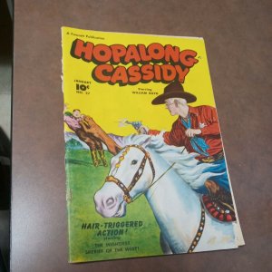 Hopalong Cassidy #27 golden age 1949 Fawcett comics western movie star photo cov