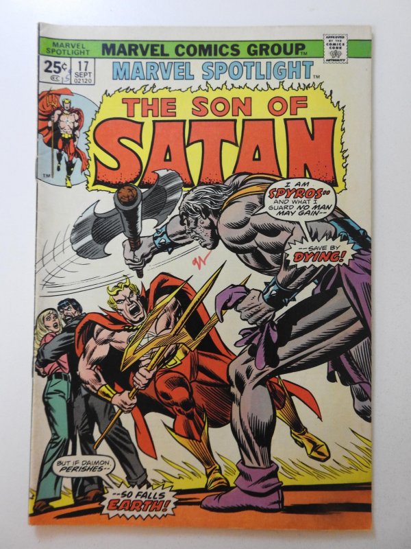 Marvel Spotlight #17 (1974) MVS Intact!! Beautiful Fine- Condition!