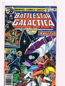 Battlestar Galactica # 2 VF Marvel Comic Books Hit 70's TV Show Avengers!!! SW12