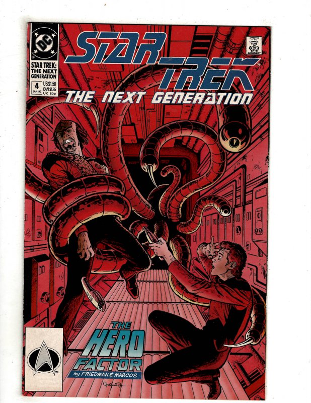 Star Trek: The Next Generation #4 (1990) DC Comic Superman OF8