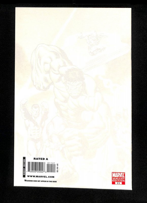 Hulk (2008) #11 Ed McGuinness Variant Wolverine Art Appreciation