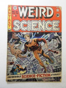 Weird Science #12 (1952) GD/VG Condition 1 in cumulative spine split