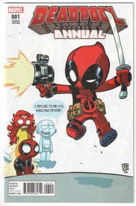 Deadpool Annual Young Cover (2016) Deadpool