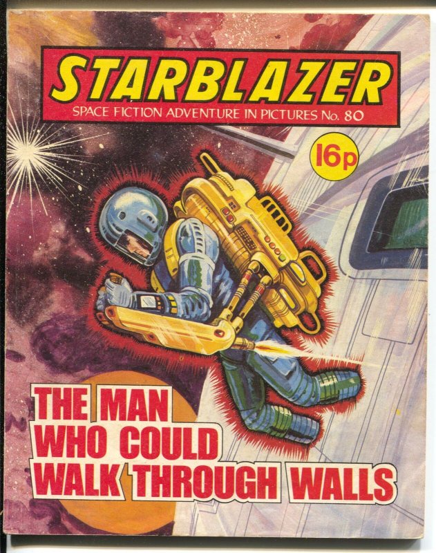 Starblazer #80 1982-DC Thompson-sci-fi adventures-digest format-FN