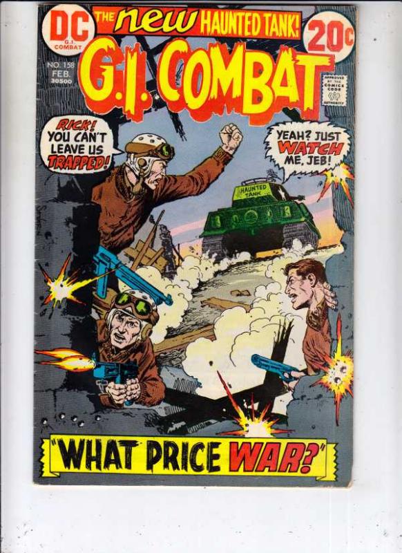 G.I. Combat #158 (Feb-73) VF+ High-Grade The Haunted Tank