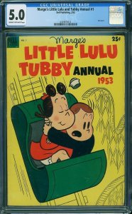Marge's Little Lulu and Tubby Annual #1 (1953) CGC 5.0 VGF