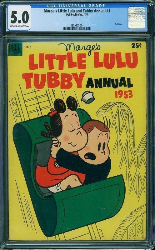 Marge's Little Lulu and Tubby Annual #1 (1953) CGC 5.0 VGF