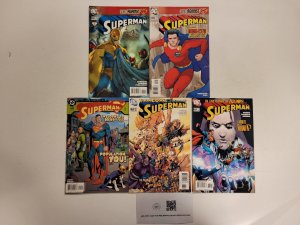 5 Superman DC Comic Books #614 663 664 692 694 59 TJ18