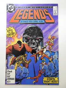 Legends #1 1st Appearance of Amanda Waller! Beautiful VF+ Condition! W/Insert!