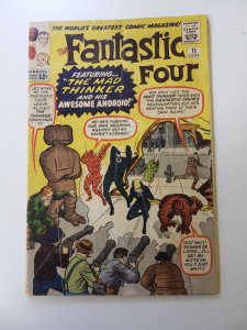 Fantastic Four #15 (1963) GD+ condition moisture damage
