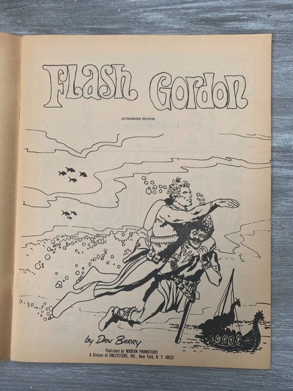 1973 FLASH GORDON Giant Comic Album by Dan Barry VG- 3.5 Modern Promotions