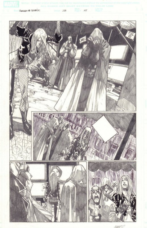 Avengers: The Initiative #23 p.21 - Constrictor - 2008 art by Humberto Ramos