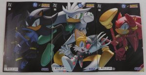 DC X Sonic the Hedgehog #1-5 VF/NM complete series connecting covers ; DC (AC73)
