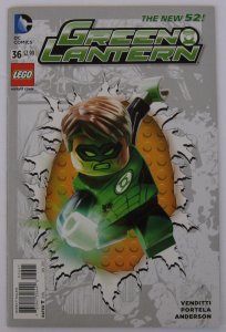 Green Lantern #36 (Jan 2015, DC), VG-FN condition (5.0) B, Lego variant cover
