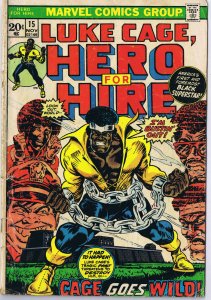 Luke Cage Hero for Hire #15 ORIGINAL Vintage 1973 Marvel Comics