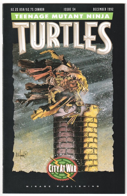 Teenage Mutant Ninja Turtles #54 (1992) Teenage Mutant Ninja Turtles City at War