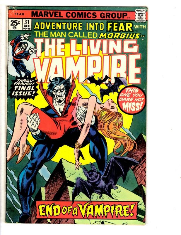 4 Fear Marvel Comic Books # 28 29 30 31 Morbius Doug Moench Bill Mantlo WT8