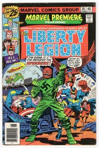 Marvel Premiere #30 VINTAGE 1976 Marvel Comics Liberty Legion