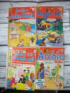 4 Lot Archie 185 Silver Age 1960s Comic Giant 7 Joke Book 128 Reggie and Me 27