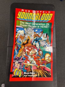 Youngblood Preview Comic Pinup Poster Malibu Comics 8 ET14