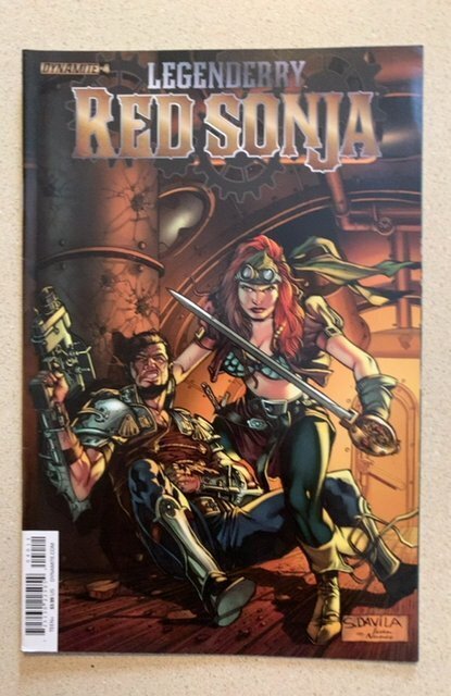 Legenderry: Red Sonja #4 (2015) Juanan Ramirez Art Sergio Fernandez Davila Cover