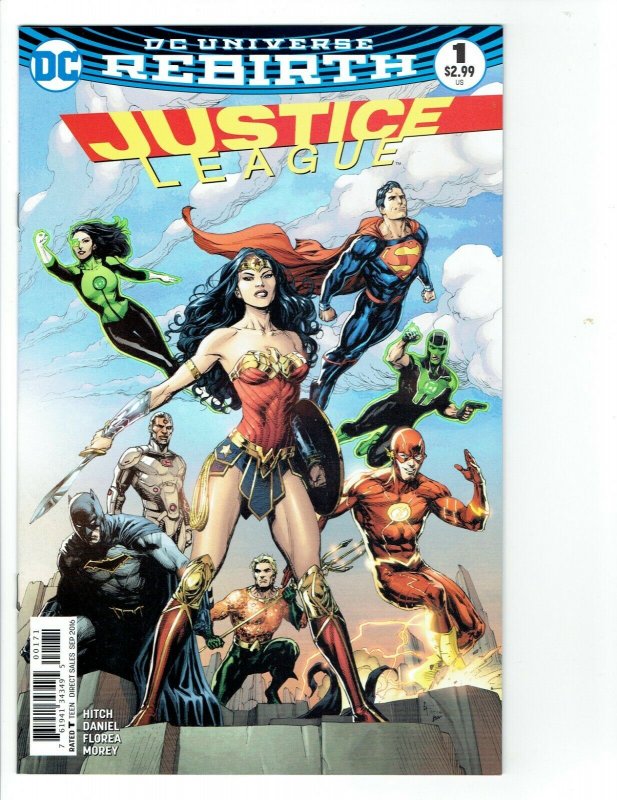 Justice League 1  Fried Pie Color Variant Cover  DC Rebirth  NM - 2016 761941343495