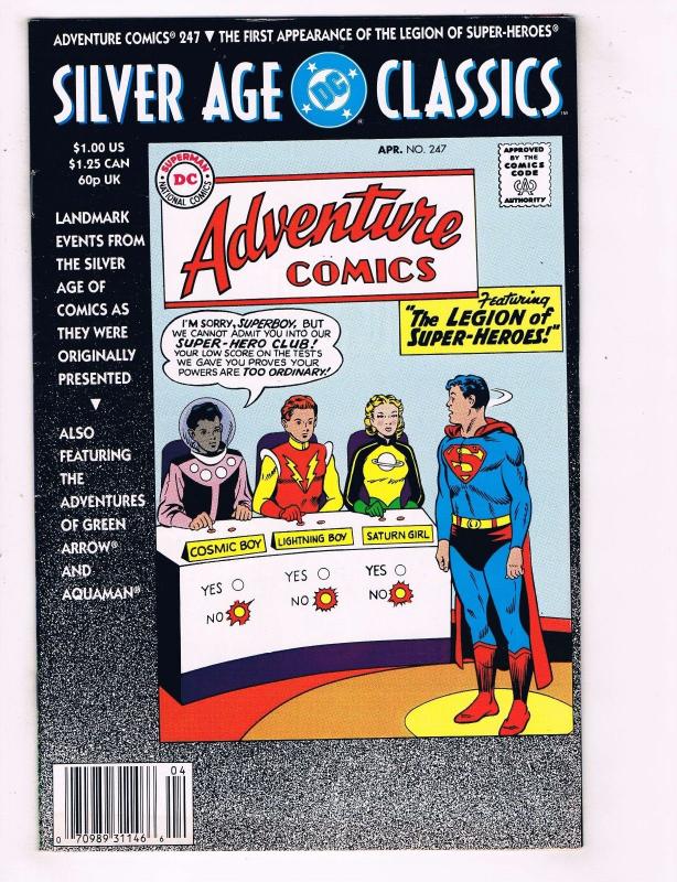 DC Silver Age Classics Adventure Comics # 247 VG Comic Book Reprint Legion J62