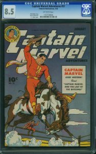 Captain Marvel Adventures #51 (1946) CGC 8.5 VF+