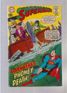 Superman #210 - Clark Kent's Phoney Death! (2.0) 1968