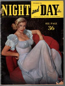 Night and Day 11/1954-Anita Ekberg-cheesecke-exploitation-Marla English-G/VG