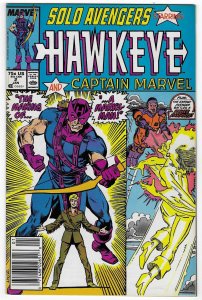 Solo Avengers #2 Newsstand Edition (1988)