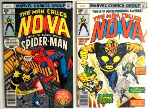 *Nova v1 (1976) 12vfnm (Spider-Man), 13vf