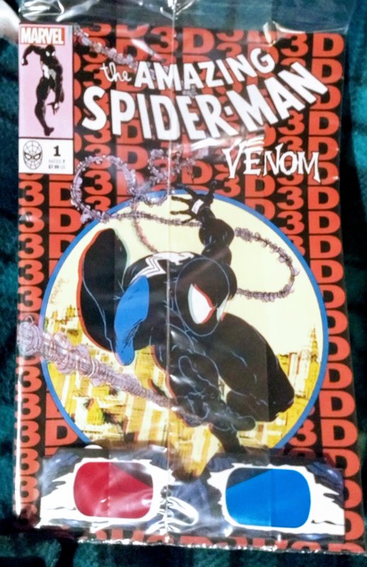 The Amazing Spider-Man  Venom 3D # 1 NM Cover A in original poly bag