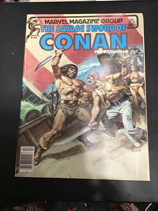 The Savage Sword of Conan #75 (1982) Alfredo Alcala Art! High-Grade! VF/NM Wow!