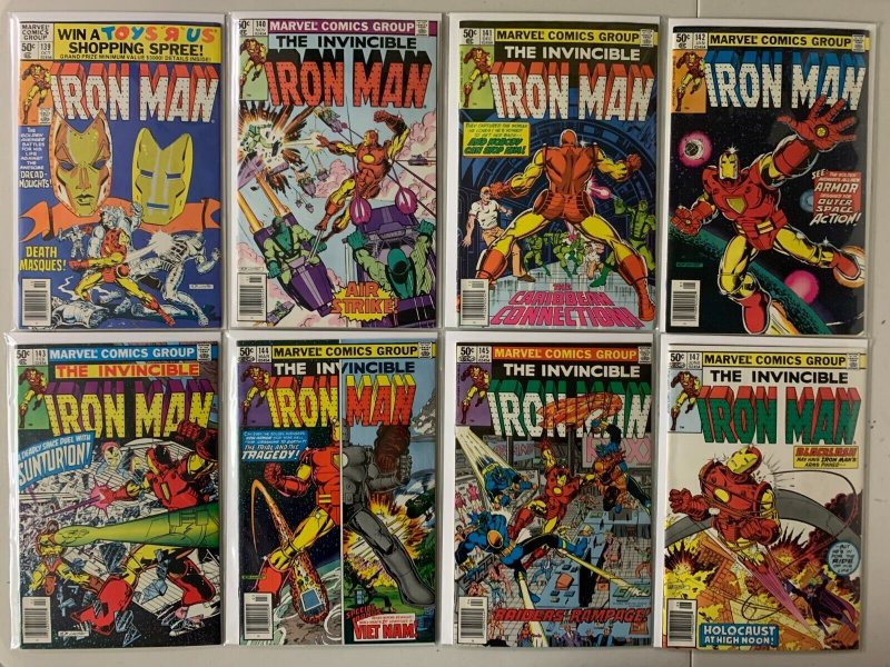 Iron Man lot #111-153 Marvel 27 diff 1st Series average 6.0 FN (1978 to 1981)