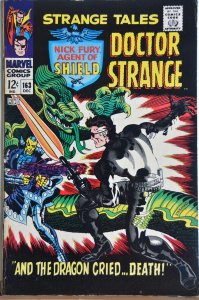 Strange Tales #163 (1967) Grand Tribunal !!! HOT Book!!!