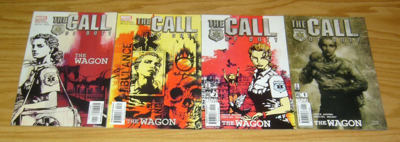 the Call of Duty: Wagon #1-4 VF/NM complete series EMERGENCY RESPONDER 9/11 