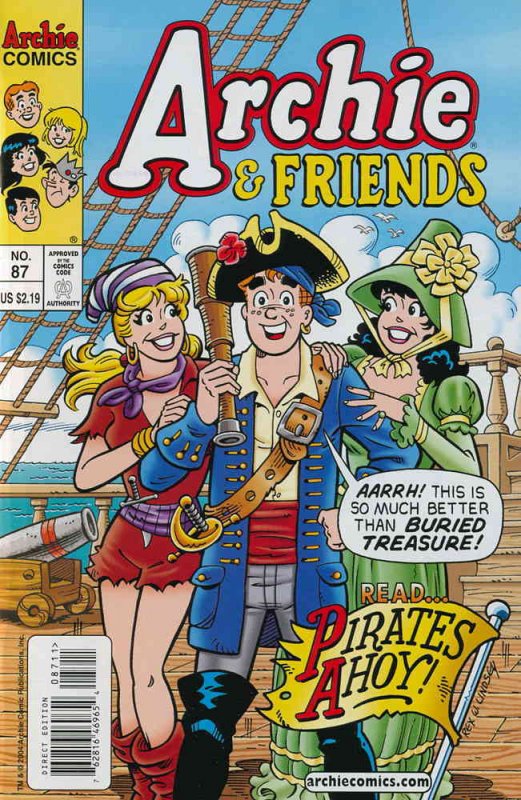 Archie and Friends #87 VF/NM ; Archie | Pirates Cover