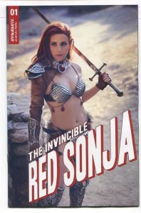 INVINCIBLE RED SONJA (2021 DYNAMITE) #1 VARIANT CVR E DOMINICA COSPLAY