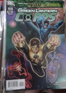 GREEN LANTERN CORPS  # 59  2011 war of the green lanterns pt 5