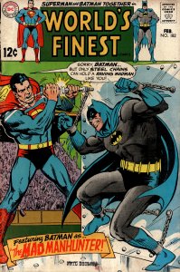 World's Finest Comics #182 (1969) Superman and Batman and Robin