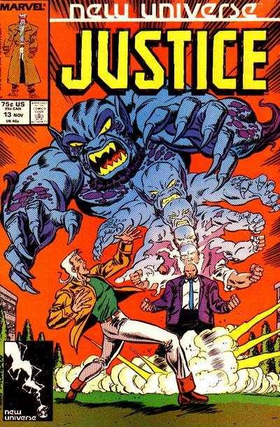 Justice (1986 series) #13, VF (Stock photo)