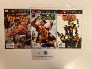 3 The Incredible Hercules Marvel Comic Books # 121 122 123 Spiderman 52 JS35