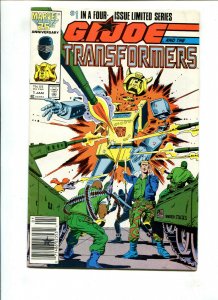 G.I Joe & Transformers  #1 Newsstand Limited Series (6.0) 1987 
