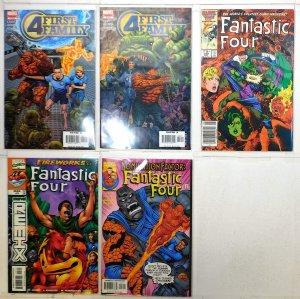 Fantastic Four Lot 5 #290, Domination 2.3, Family 2, 3,Fireworks 3 Marvel Comics