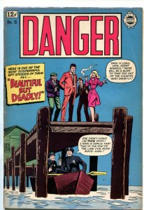DANGER #15 1964-SUPER COMICS-ANTI-COMMIE SPY STORIES-IRON CURTAIN-good/vg