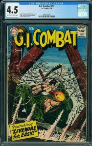 G.I. Combat #57 (1958) CGC 4.5 VG+