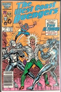 West Coast Avengers #7 Newsstand Edition (1986, Marvel) VF+