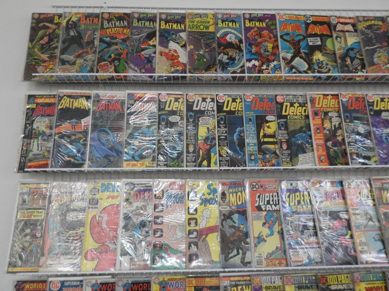 Huge Lot 120+ Silver/Bronze Comics W/ Batman, Detective Comics, +More! Avg GD+