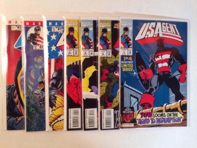 US Agents 1-4 1-3 Complete Near Mint Lot Set Run